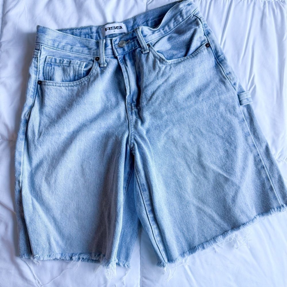 RSQ Light Blue DenimCarpenter Shorts, 26